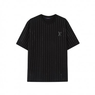 루이비통 남성 라운드 반팔 티셔츠 - Louis vuitton Mens Round Tshirt 