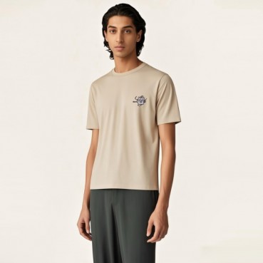 로로피아나 남성 라운드 반팔티 - Loro Piana Mens Round Tshirt 
