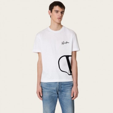 발렌티노 남성 라운드 반팔티 - Valentino Mens Round Tshirt 