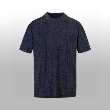 펜디 남성 라운드 반팔 티셔츠 - Fendi Mens Round Tshirt 