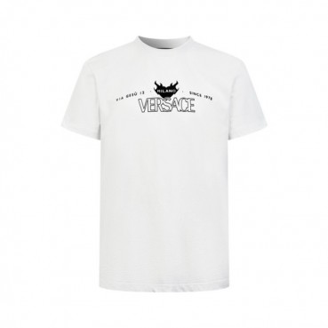 베르사체 남성 반팔 티셔츠 - Versace Mens Round Tshirts 