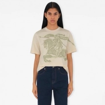 버버리 여성 라운드 반팔티 -  Burberry Womens Round Tshirts 