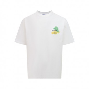 오프화이트 남성 라운드 반팔 티셔츠 - Off white Mens Round Tshirt 