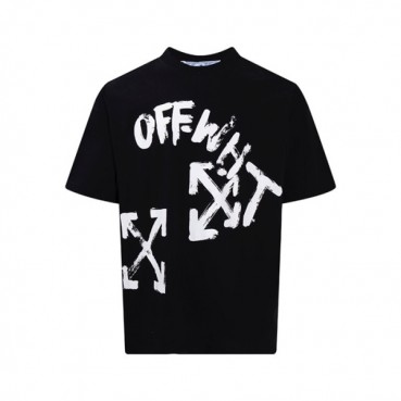 오프화이트 남성 라운드 반팔 티셔츠 - Off white Mens Round Tshirt 