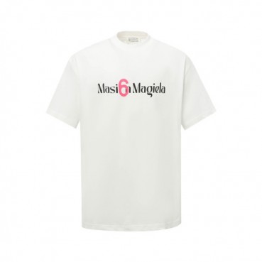 메종 마르지엘라 남성 라운드 반팔 티셔츠 - Maison Margiela Mens Round Tshirt 