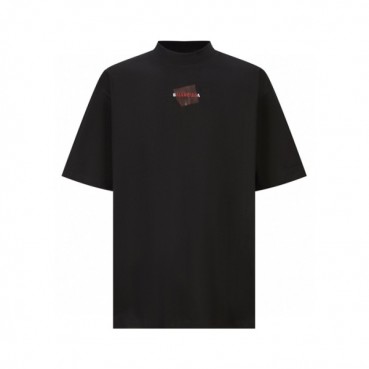발렌시아가 남성 라운드 반팔 티셔츠 - Balenciaga Mens Round Tshirt 