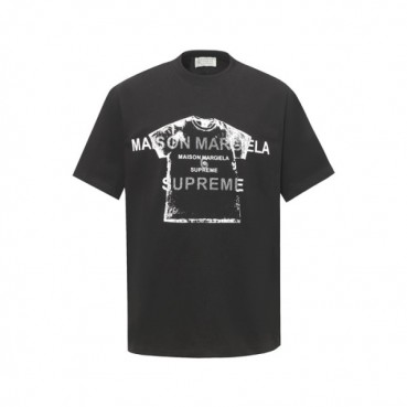 메종 마르지엘라 남성 라운드 반팔 티셔츠 - Maison Margiela Mens Round Tshirt 