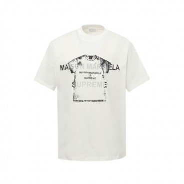 메종 마르지엘라 남성 라운드 반팔 티셔츠 - Maison Margiela Mens Round Tshirt 