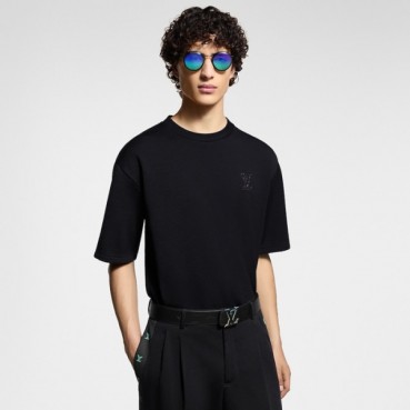 루이비통 남성 라운드 반팔 티셔츠 - Louis vuitton Mens Round Tshirt 
