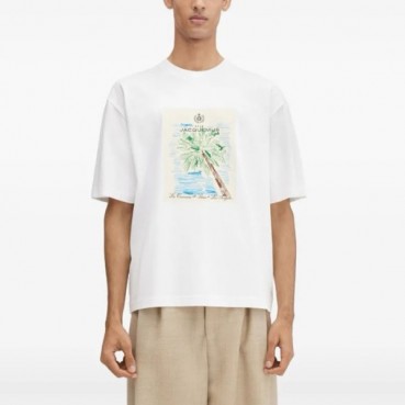 자크뮈스 남성 라운드 반팔티 - Jacquemus Mens Round Tshirt 