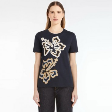 막스마라 여성 크루넥 반팔티 - Maxmara Womens Round Tshirt 