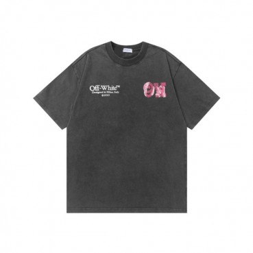 오프화이트 남성 라운드 반팔 티셔츠 - Off white Mens Round Tshirt 