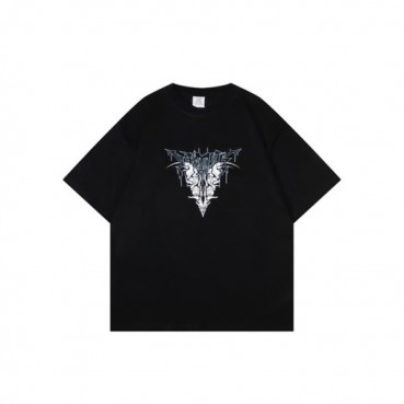 베트멍 남성 라운드 반팔 티셔츠 - Vetements Mens Oversize Tshirt 