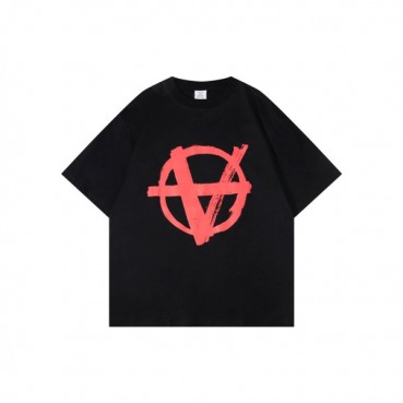 베트멍 남성 라운드 반팔 티셔츠 - Vetements Mens Oversize Tshirt 