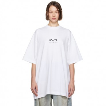 베트멍 여성 라운드 반팔 티셔츠 - Vetements Womens Oversize Tshirt 