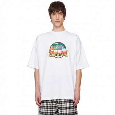 베트멍 남/녀 라운드 반팔 티셔츠 - Vetements Unisex Oversize Tshirt 