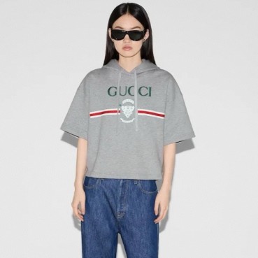 구찌 여성 후드 반팔 티셔츠 - Gucci Womens Hood Tshirt 
