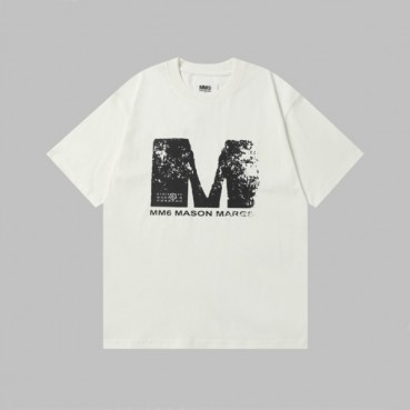 메종 마르지엘라 남성 라운드 반팔 티셔츠 - Maison Margiela Mens Round Tshirt 