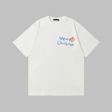 루이비통 남성 라운드 반팔 티셔츠 - Louis vuitton Mens Round Tshirt 