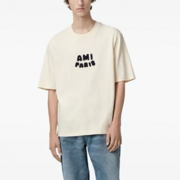 아미 남성 라운드 반팔티 - Ami Mens Round Tshirt 