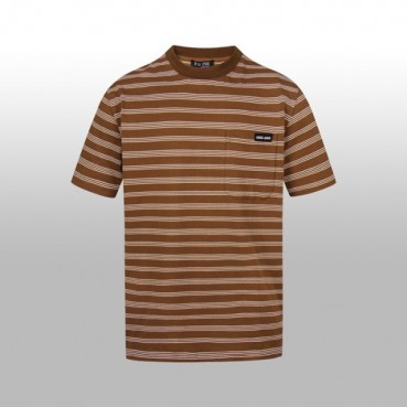 미우미우 남성 라운드 반팔 티셔츠 - Miumiu Mens Round Tshirt 