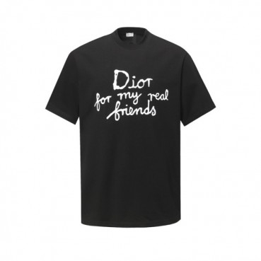 디올 남성 라운드 반팔 티셔츠 - Dior Mens Round Tshirt 