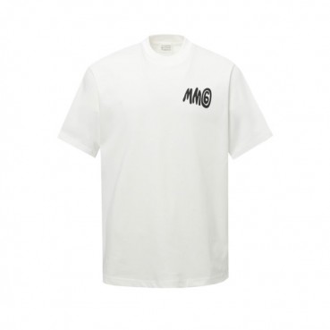 메종 마르지엘라 남성 라운드 반팔 티셔츠 - Maison Margiela Mens Round Tshirt 