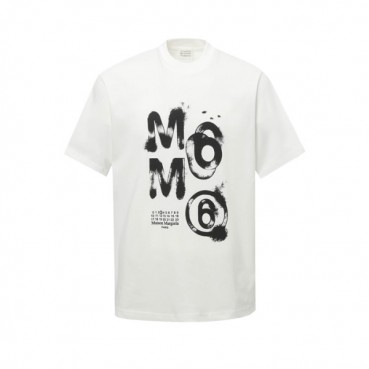 메종 마르지엘라 남성 라운드 반팔 티셔츠 - Maison Margiela Mens Round Tshirt 