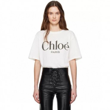 끌로에 여성 반팔 티셔츠 - Chloe Womens Round Tshirt 