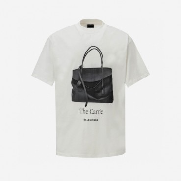 발렌시아가 남성 라운드 반팔 티셔츠 - Balenciaga Mens Round Tshirt 