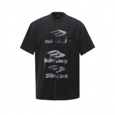 발렌시아가 남성 라운드 반팔 티셔츠 - Balenciaga Mens Round Tshirt 