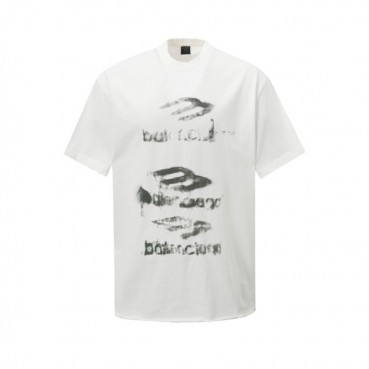 발렌시아가 남성 라운드 반팔 티셔츠 - Balenciaga Mens Round Tshirt 
