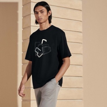 에르메스 남성 라운드 반팔티 - Hermes Mens Round Tshirt 