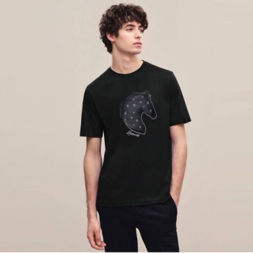 에르메스 남성 라운드 반팔티 - Hermes Mens Round Tshirt 