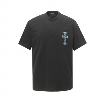 크롬하츠 남성 라운드 반팔티 - Chrom Hearts Mens Round Tshirt 