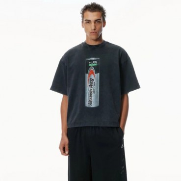 알렉산더왕 남성 라운드 반팔티 - Alexander wang Mens Round Tshirt 