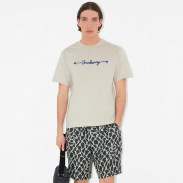 버버리 남성 라운드 반팔 티셔츠 - Burberry Mens Round Tshirt 