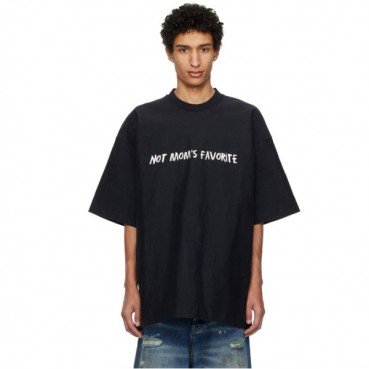 베트멍 남/녀 라운드 반팔 티셔츠 - Vetements Unisex Oversize Tshirt 