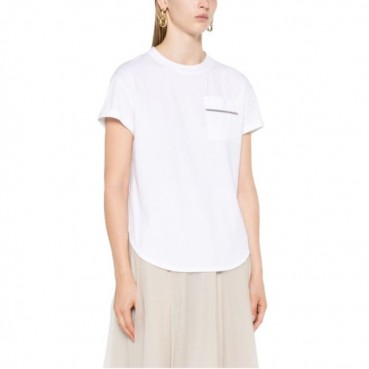 브루넬로쿠치넬리 여성 라운드 티셔츠 - Brunello Cucinelli Womens Round Tshirt 
