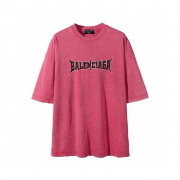 발렌시아가 남성 라운드 반팔 티셔츠 - Balenciaga Mens Round Tshirt 