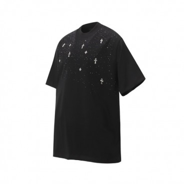 크롬하츠 남성 라운드 반팔티 - Chrom Hearts Mens Round Tshirt 