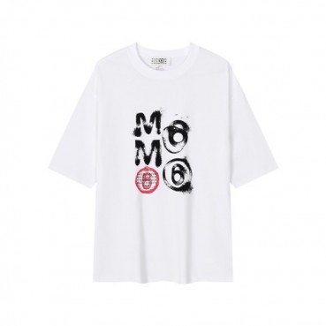 메종 마르지엘라 남성 라운드 반팔 티셔츠 - Maison Margiela Mens Round Tshirt 