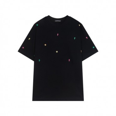 크롬하츠 남성 라운드 반팔티 - Chrom Hearts Mens Round Tshirt 