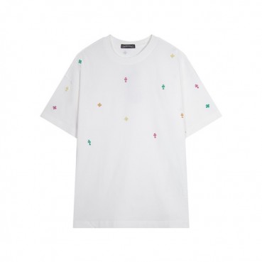 크롬하츠 남성 라운드 반팔티 - Chrom Hearts Mens Round Tshirt 