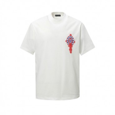 크롬하츠 남성 라운드 반팔티 - Chrom Hearts Mens Round Tshirt 