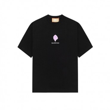 발렌시아가 남성 라운드 반팔 티셔츠 - Balenciaga Mens Round Tshirt 