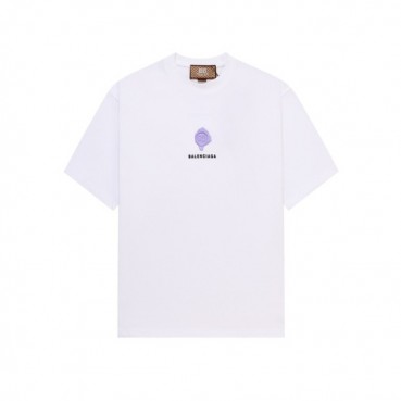 발렌시아가 남성 라운드 반팔 티셔츠 - Balenciaga Mens Round Tshirt 