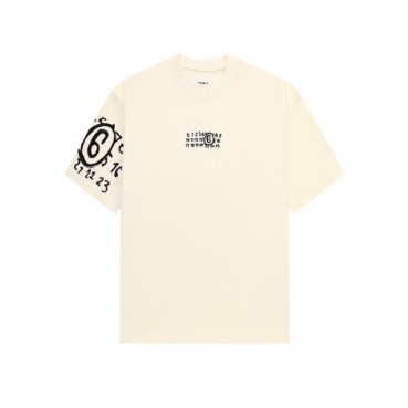 메종 마르지엘라 남성 라운드 반팔 티셔츠 - Maison Margiela Mens Round Tshirt 