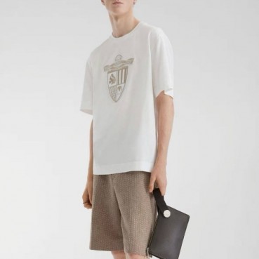 펜디 남성 라운드 반팔 티셔츠 - Fendi Mens Round Tshirt 