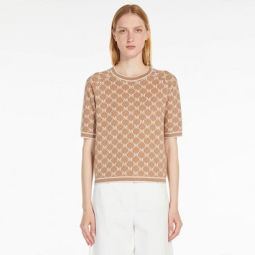 막스마라 여성 크루넥 반팔티 - Maxmara Womens Round Tshirt 